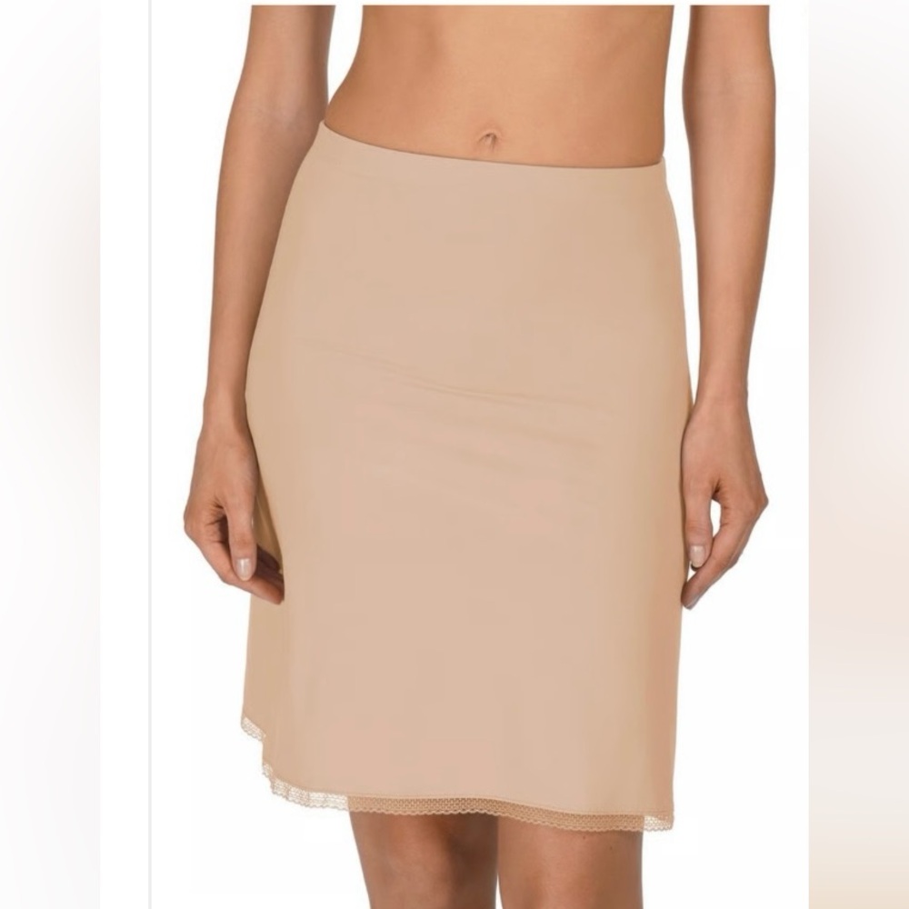 NATORI Benefit Half Slip NEW Size XL Cafe Beige